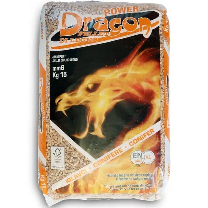 Granulés de bois Dragon EN+ A1 - 65 sacs x 15kg - Miniature 2