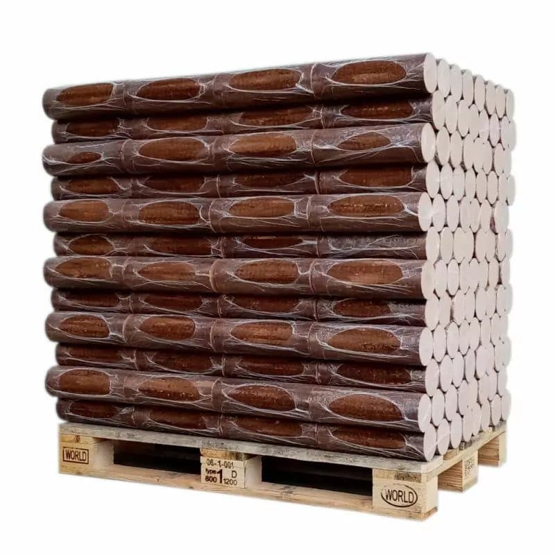 Bois densifié compressé 100% hêtre - Palette de 960 kg