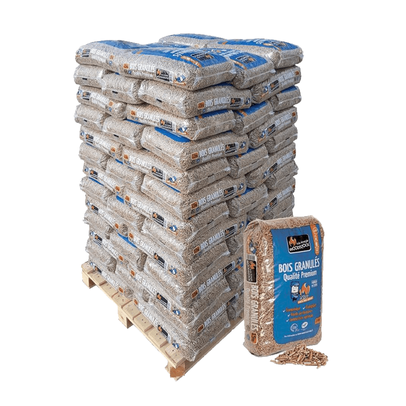 Granulés de bois Woodstock - 78 sacs de 15 kg