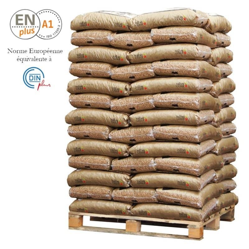 Granulés GOLD 100% résineux - Palette de 65 sacs de 15 kg