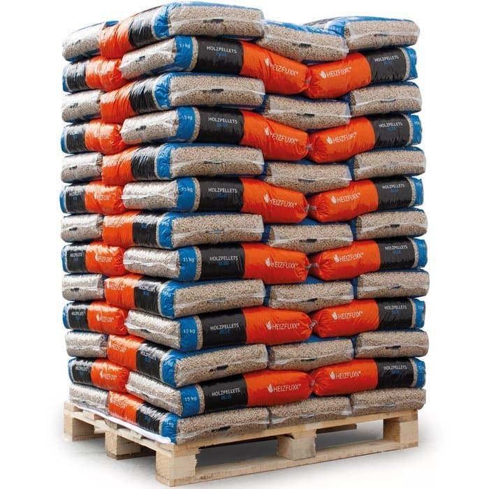 Granulés HEIZFUXX bleu EN+ A1 - Palette 65 sacs x 15kg