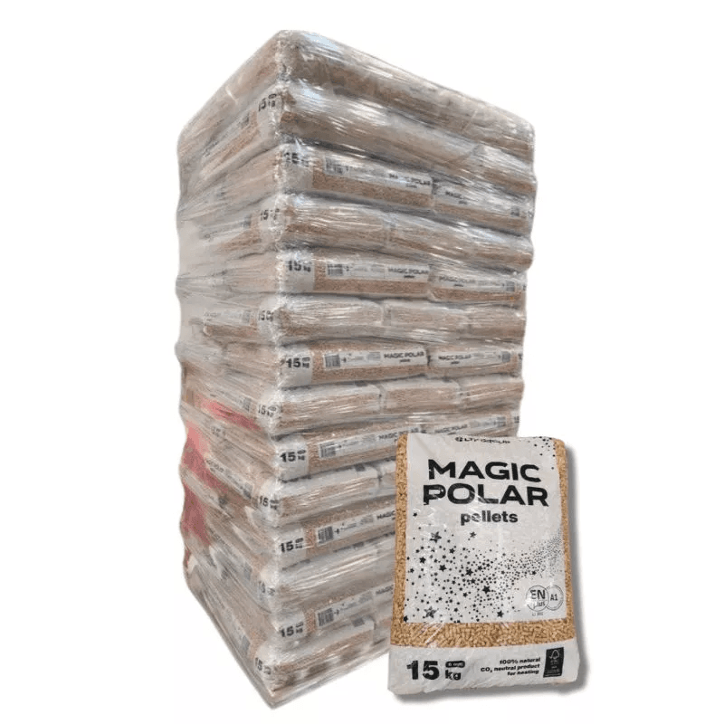 Pellet MAGIC POLAR - Palette de 70 sacs de 15kg - EN Plus A1
